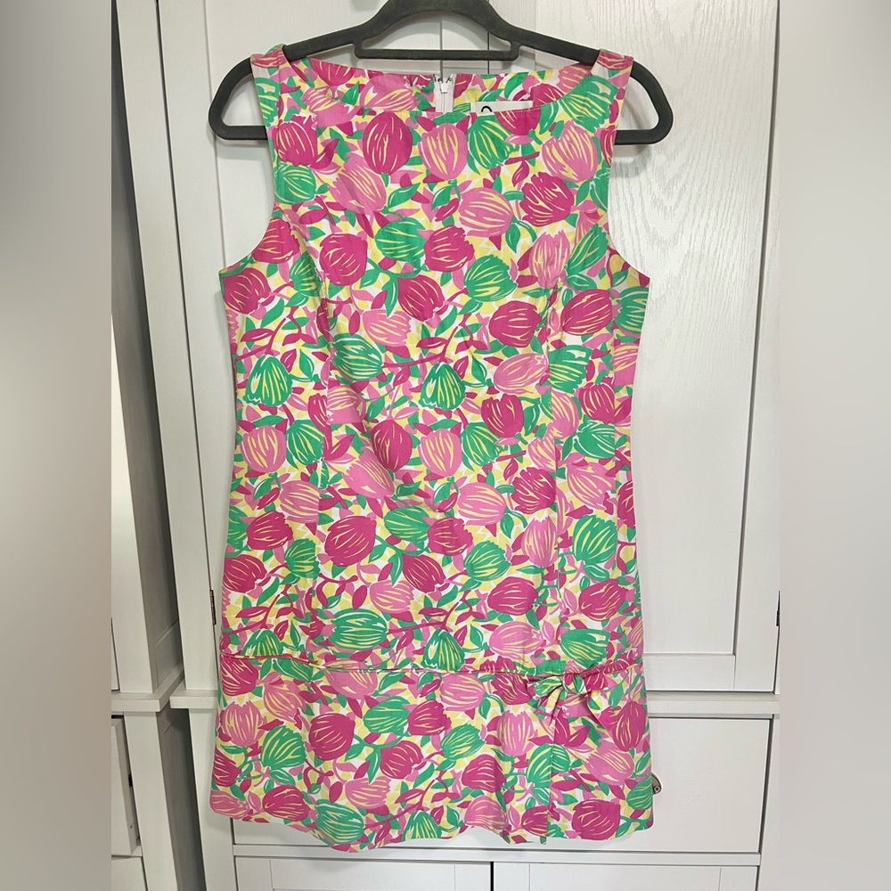 Lilly Pulitzer Pink Green Floral Mini Dress